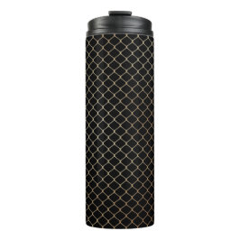 Elegantes Design der modernen Goldenen Zaun-Kette  Thermosbecher