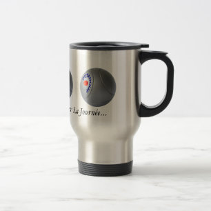 Elegantes Design der Petanque-Kugel Reisebecher