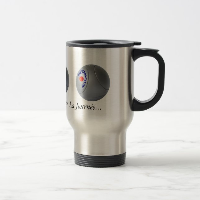 Elegantes Design der Petanque-Kugel Reisebecher (Rechts)