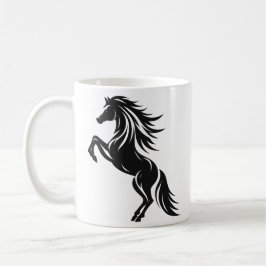 Elegantes Design der Silhouette Kaffeetasse