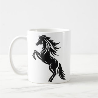 Elegantes Design der Silhouette Kaffeetasse