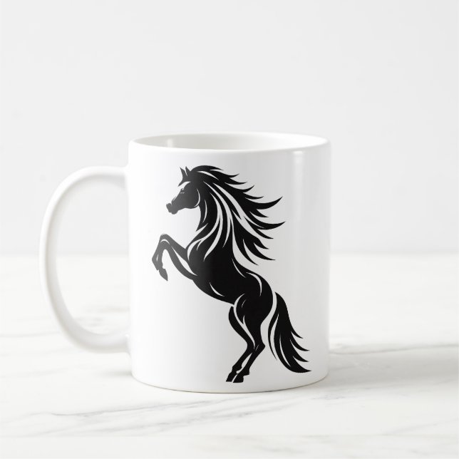 Elegantes Design der Silhouette Kaffeetasse (Links)