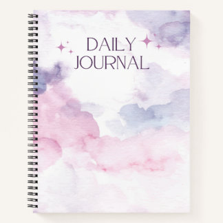 Elegantes Design für Lila und weiße Notebookabdeck Notizbuch