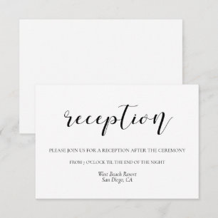 Elegantes Design Hochzeitskarte Einladung