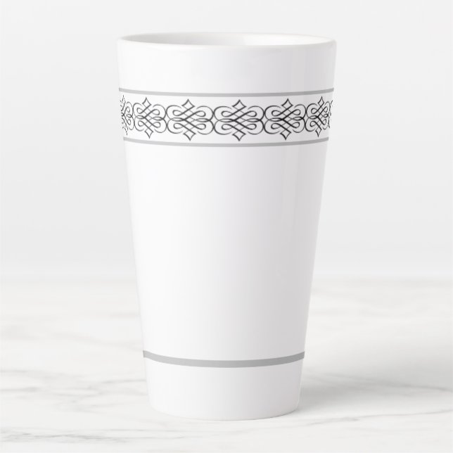 Elegantes Design Milchtasse (Vorderseite)
