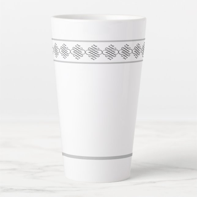 Elegantes Design Milchtasse (Vorderseite)