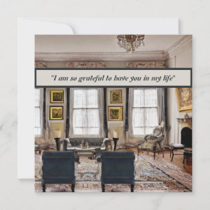 Elegantes Design: "Minimalistische Liebe" Mitteilungskarte