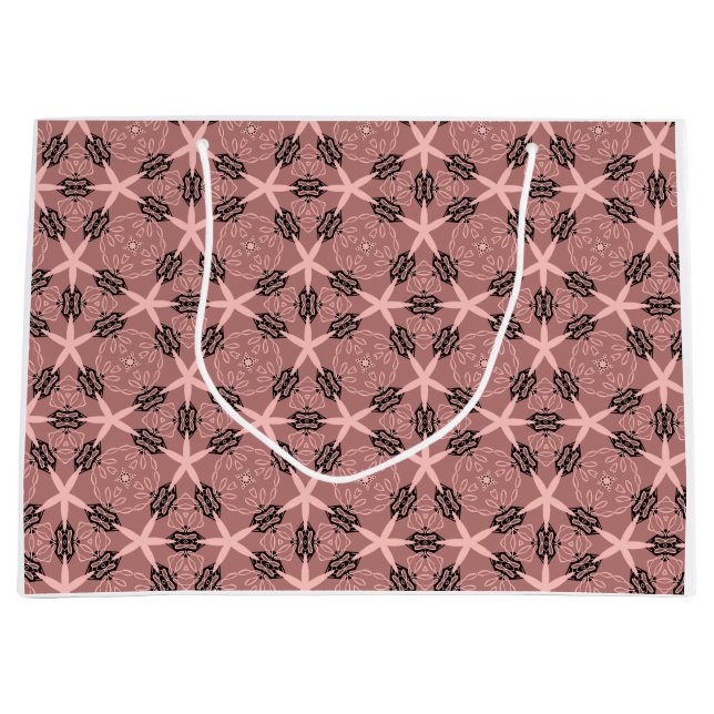 Elegantes Design-Set in Blush Tones Große Geschenktüte (Vorderseite)