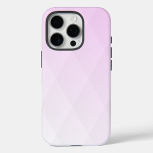 Elegantes Diamantmuster in rosa Ombre iPhone 16 Pro Hülle