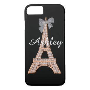 Elegantes Diamond & Gold Eiffel Tower iPhone 7 Geh Case-Mate iPhone Hülle