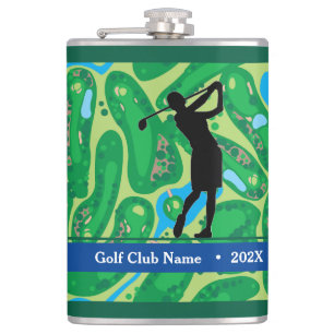 Elegantes Drehbuch Golf League Flask für Frauen -  Flachmann