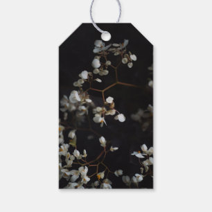 Elegantes dunkles Floral Geschenkanhänger