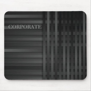 Elegantes dunkles graues Unternehmen Mousepad
