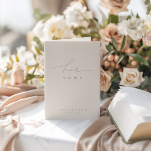 Elegantes Dusty Beige Pink Foto Hochzeit ihre Stim Karte