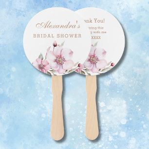Elegantes Dusty Pink Roses Brautparty Fächer