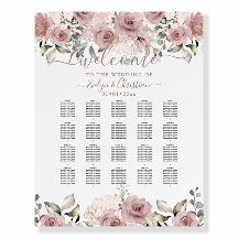 Elegantes Dusty Pink Roses Hydrangeas Seating Char