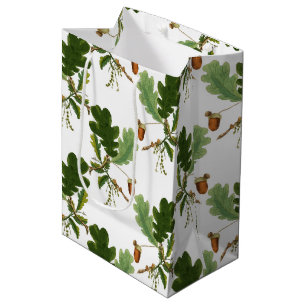 Elegantes Eichenholz Mittlere Geschenktüte