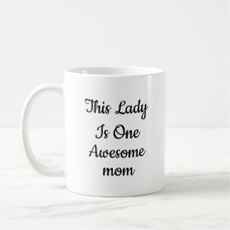 Elegantes "Eine großartige Mutter"-Schriftzug-Kaff Kaffeetasse