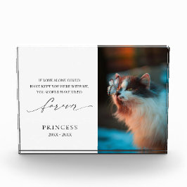 Elegantes Einfaches Beileid Unterkunft Fotoblock