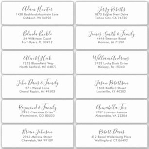 Elegantes, einfaches Minimalistisches, modernes Ad Aufkleber