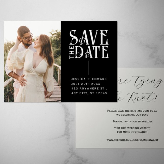 Elegantes einfaches, modernes, minimales Script-Fo Einladung (Von Creator hochgeladen)