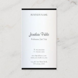 Elegantes einfaches Template Modernes Minimalistis Visitenkarte