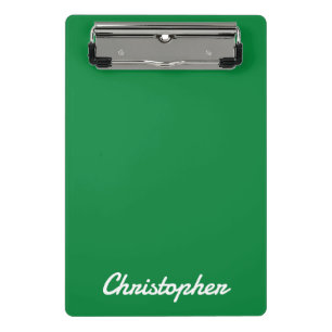 Elegantes einfarbiges minimalistisches Design Mini Klemmbrett