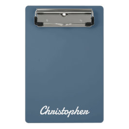 Elegantes einfarbiges minimalistisches Design Mini Klemmbrett