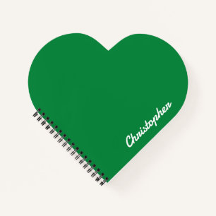 Elegantes einfarbiges minimalistisches Design Notizbuch
