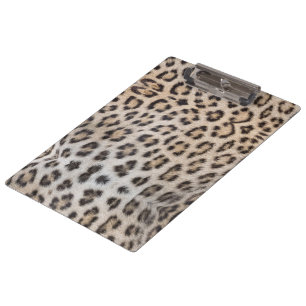 Elegantes, elegantes Leopardenmuster Klemmbrett