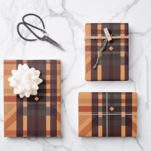 Elegantes Englisch Kariert: Ein ausgeklügelter Fol Geschenkpapier Set