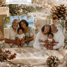 Elegantes erstes Weihnachten als Großeltern 2 Foto