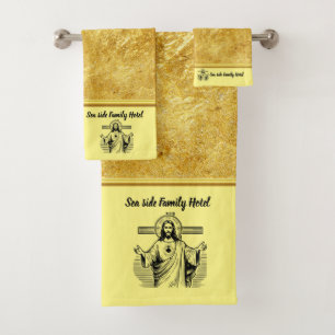 Elegantes Essentials für Seaside Family Hotel Badhandtuch Set