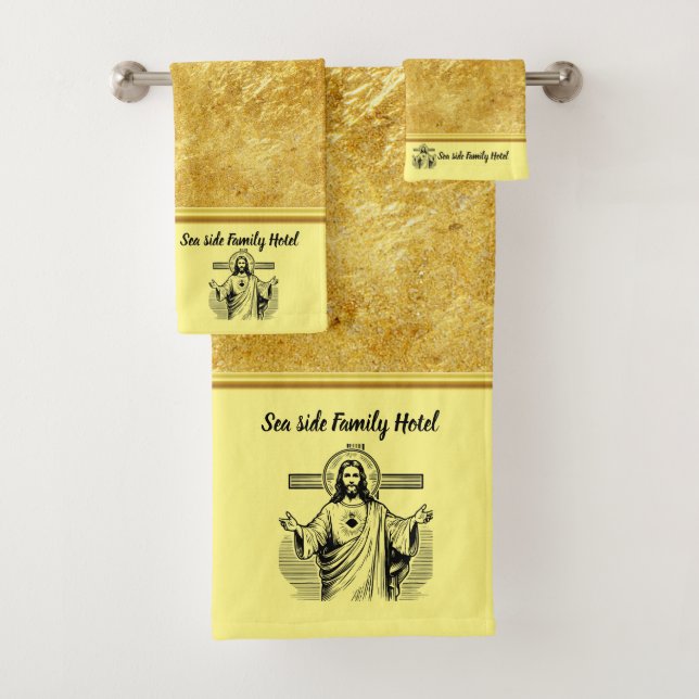 Elegantes Essentials für Seaside Family Hotel Badhandtuch Set (Insitu)