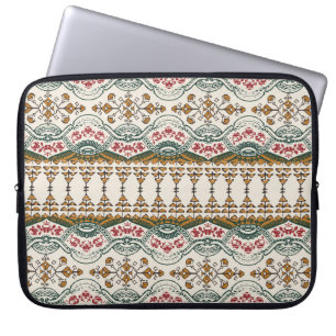Elegantes ethnisches florales Boho-Design Laptopschutzhülle