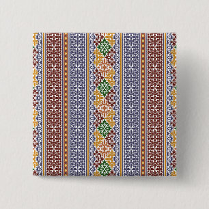 elegantes ethnisches Muster Button