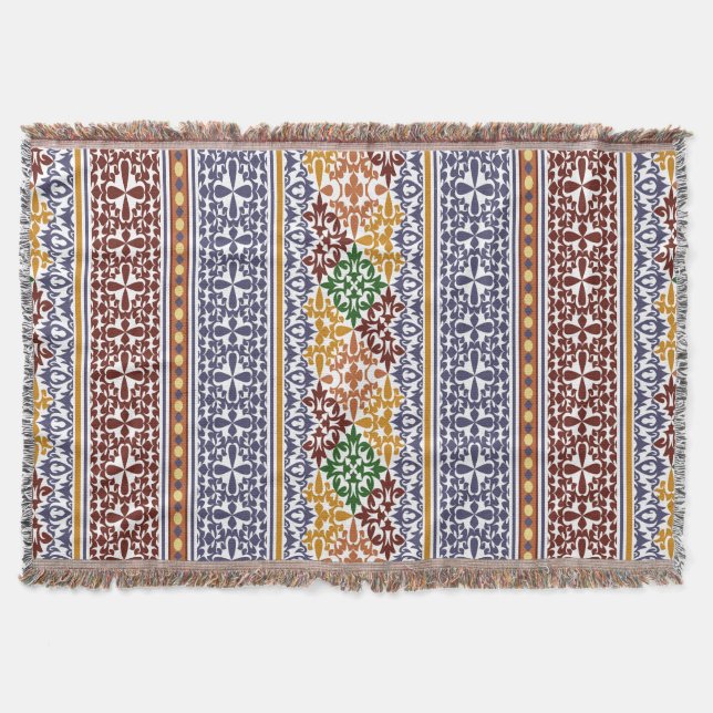 elegantes ethnisches Muster Decke (Vorderseite)