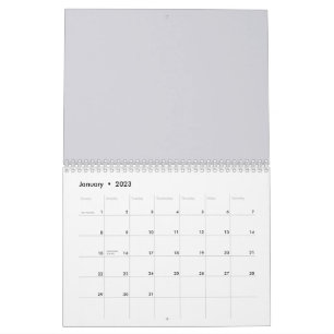 Elegantes ethnisches Muster Kalender