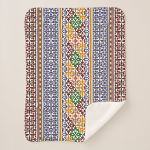 elegantes ethnisches Muster Sherpadecke