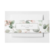 Elegantes Eucalyptus Foliage Invitation Bly Band
