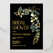 Elegantes Eukalyptus-Blätter-Brautparty