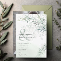 Elegantes Eukalyptus Botanisches Foto Hochzeit
