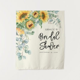 Elegantes Eukalyptus-Brautparty Wandteppich