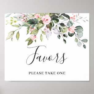 Elegantes Eukalyptus Favorit für Hochzeiten Poster