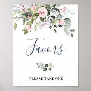 Elegantes Eukalyptus Favorit für Hochzeiten Poster