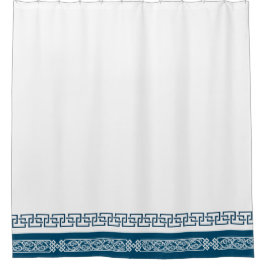 Elegantes ewiges Lebenszyklus Mongolisches Muster Duschvorhang