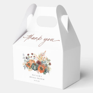 Elegantes Fall-Brautparty Geschenkschachtel