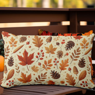 Elegantes Fall Pattern Lendenkissen