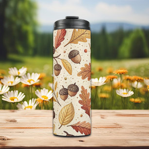 Elegantes Fall Pattern Thermosbecher