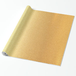 Elegantes falsches gold glänzendes modernes golden geschenkpapier